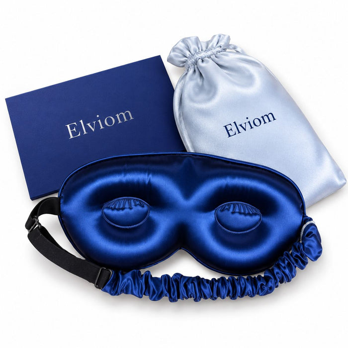 Elviom 3D contoured sleep mask with pouch